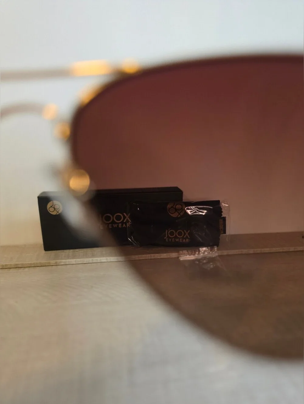 New! JOOX Polarized Pilot Sunglasses JX2775-135P Gold/Gradient Brown